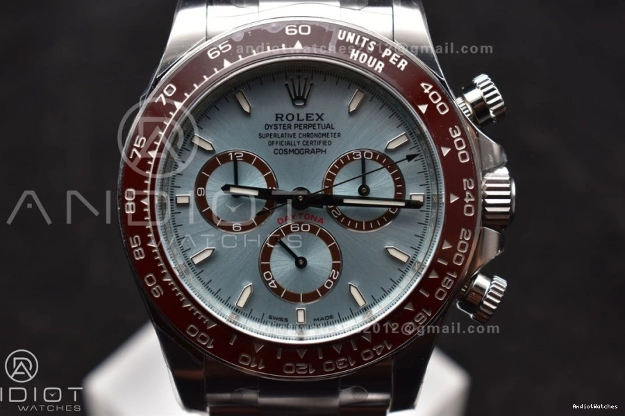 Best Dial SS Clean Markers Comfortable 1:1 Daytona Edition SS on Clone Bracelet Asian 785 904L Ice 904L Super Sticks Blue 126506 0331